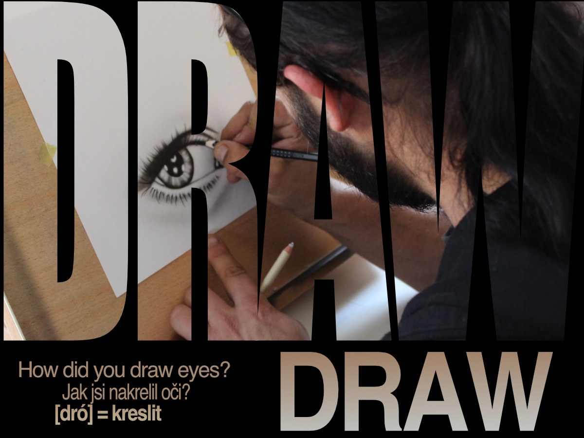 draw, kreslit - anglické slovíčko