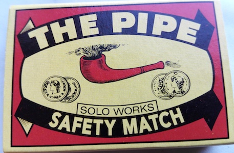 pipe, safety matches
